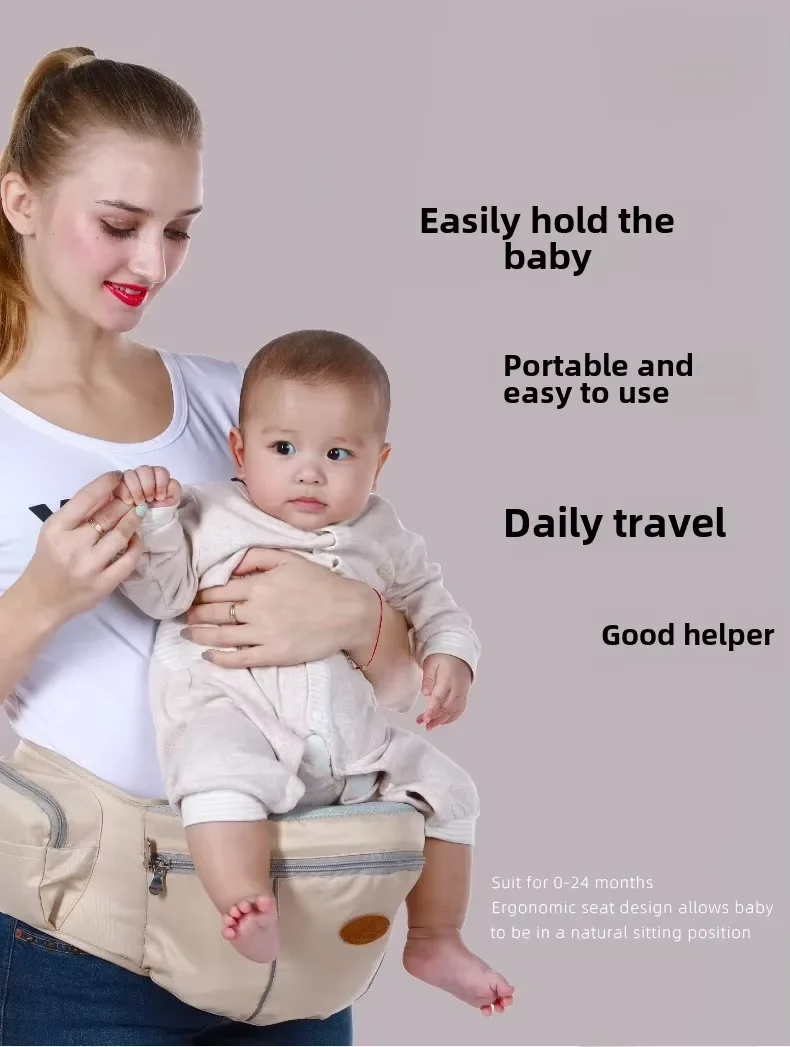 Canguru Ergonômico Respirável para Bebês, Leve, para Recém-Nascidos e Crianças