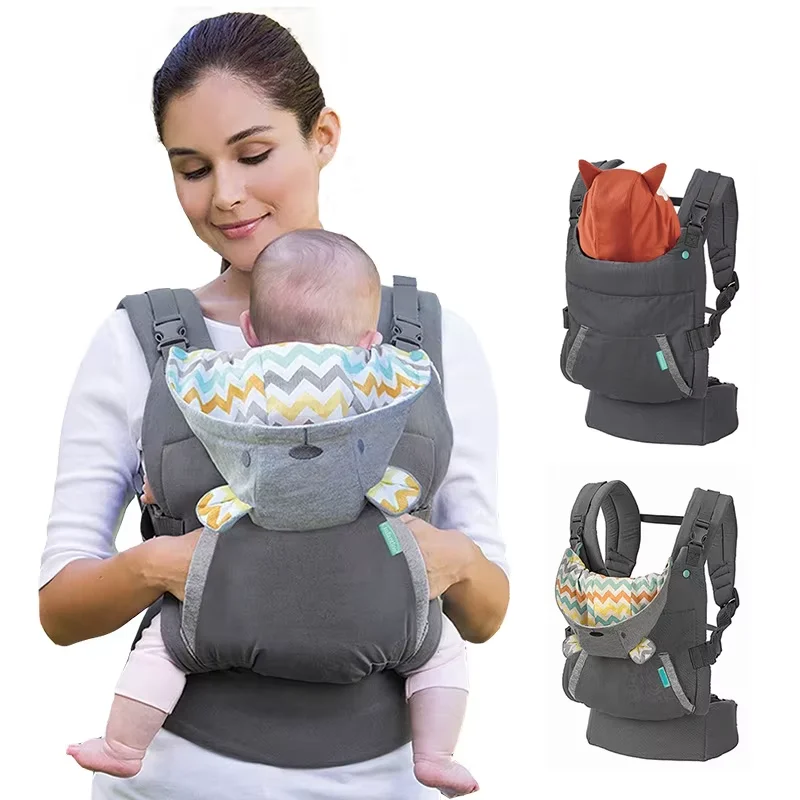Canguru Ergonômico 4 em 1 para Bebês com Assento de Cintura